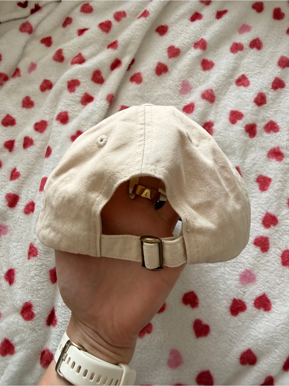 Indigo Two-Tone Duck Embroidered Cap in Cream and Navy - Picture 2 of 4